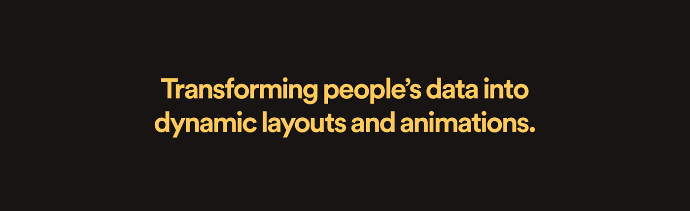 spotify wrapped music interactive typography   animation  design system color system motion Data Viz