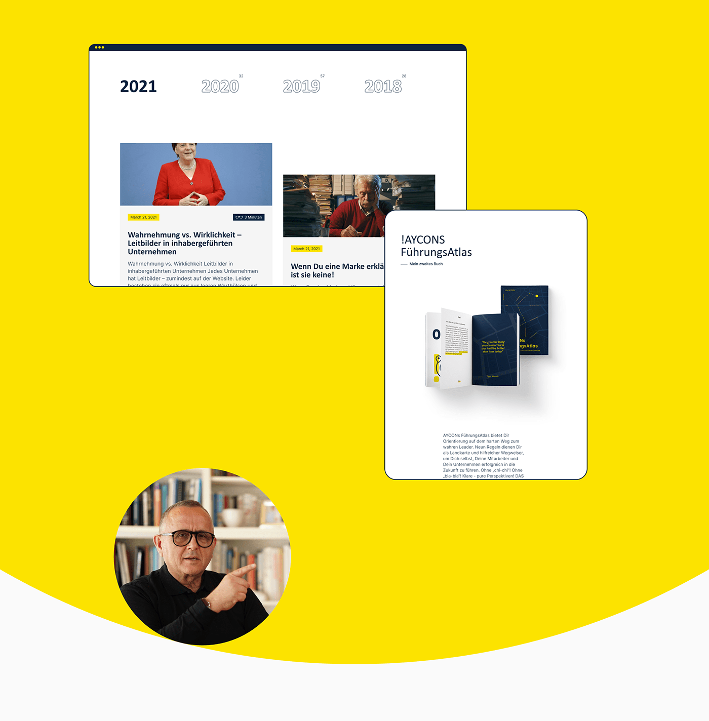business clean Consulting corporate UI ux Webdesign Webflow yellow minimal