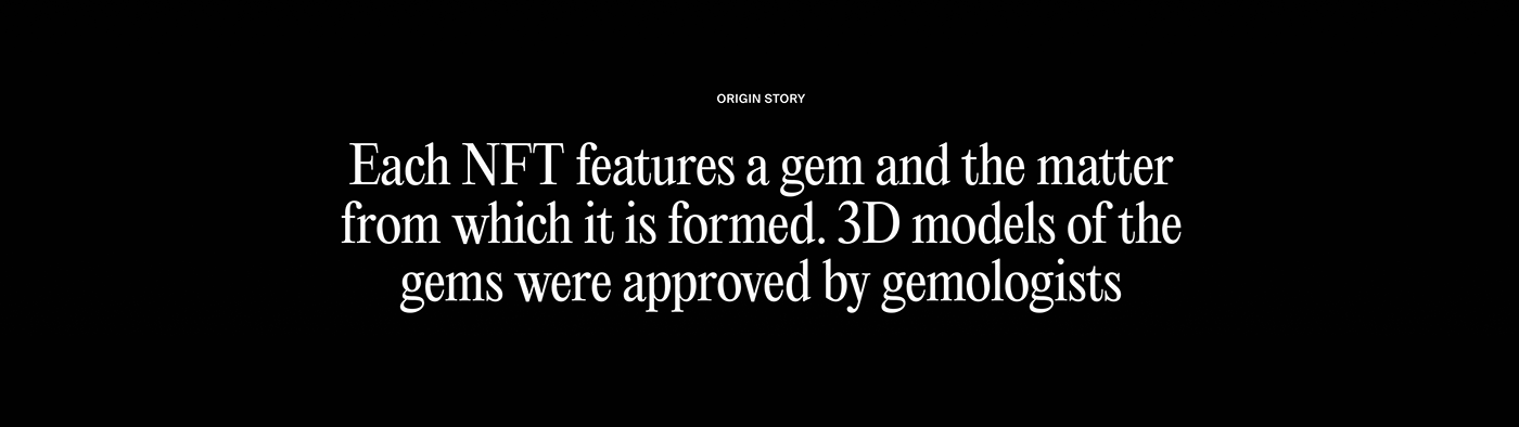 nft brand identity Logo Design Website UI/UX Figma 3D visualization crystals Gems