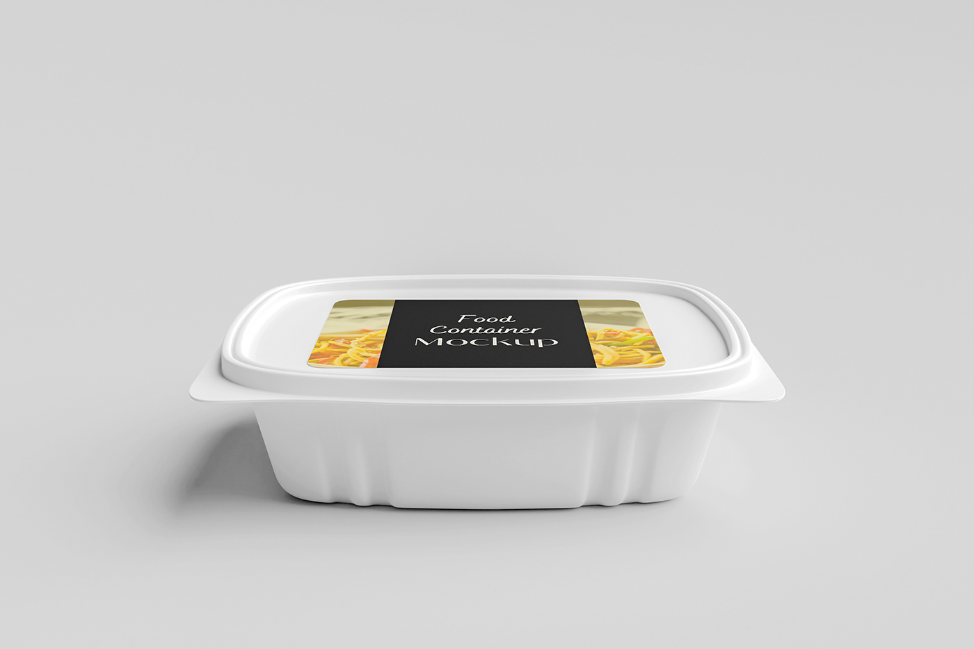 branding  cooking delivery Food  Label marketing   meal Mockup Packaging plastic