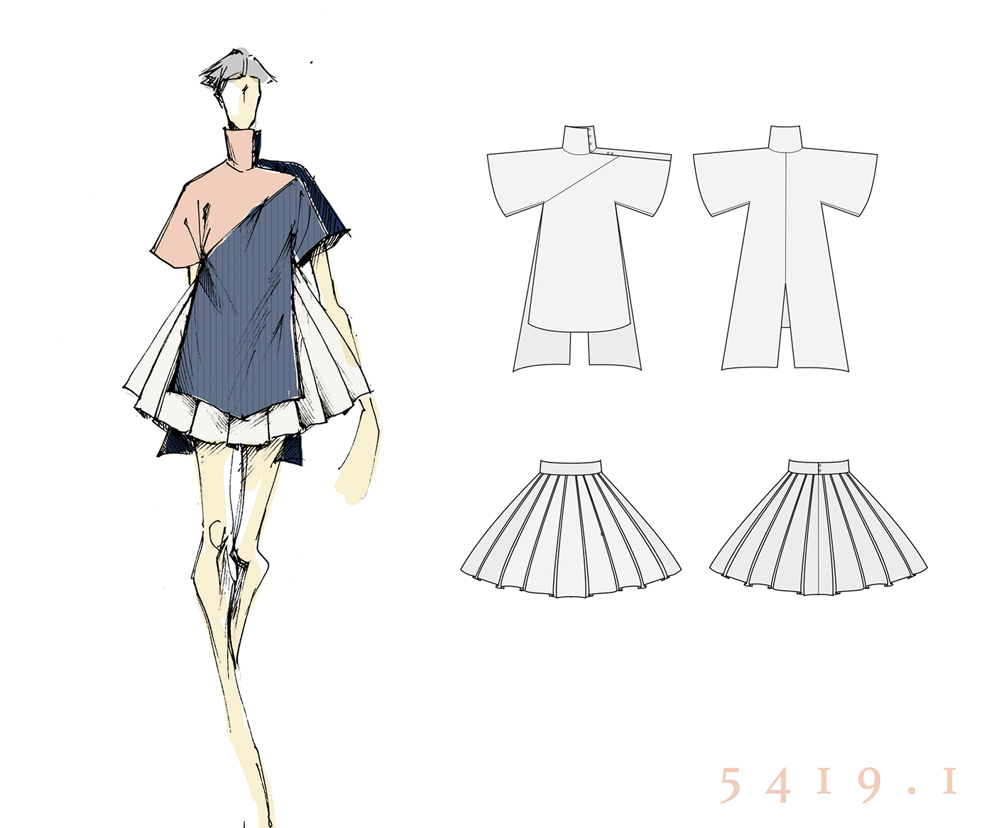 womenswear Fashion  fashion illustration ready to wear tailoring