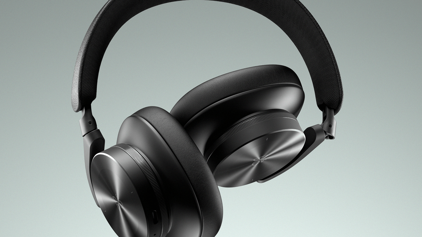 3D animation  CG design headphones motion product Render