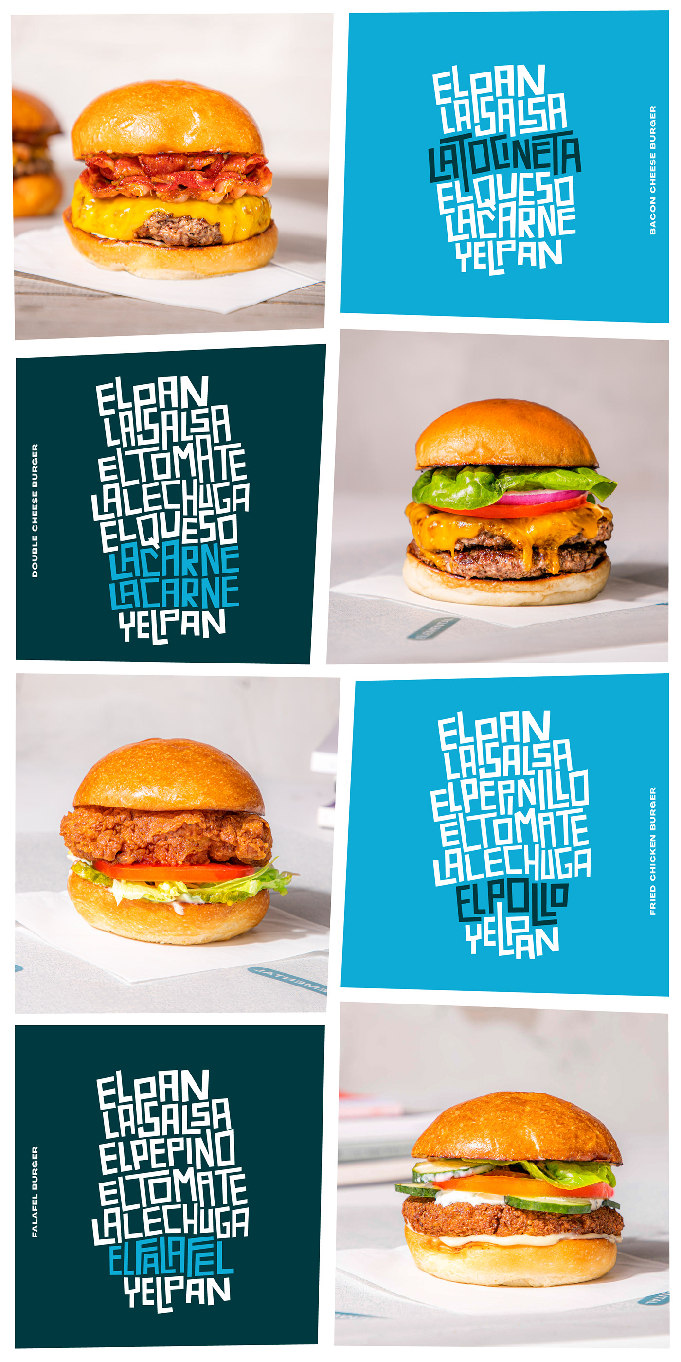 burger Food  Packaging typography   Fast food Fries doodles hand writing elemental