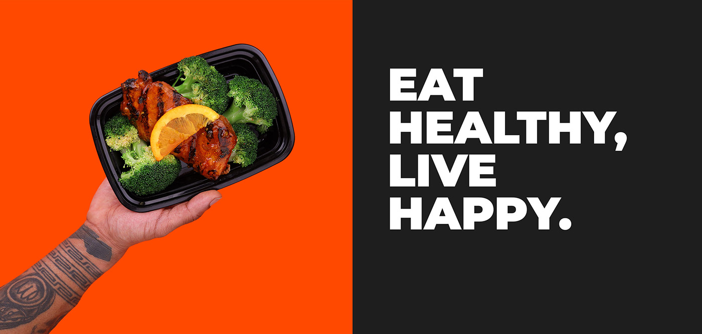 branding  Fast food food delivery Food Packaging healthy healthy food mealprep New York nutrition restaurant