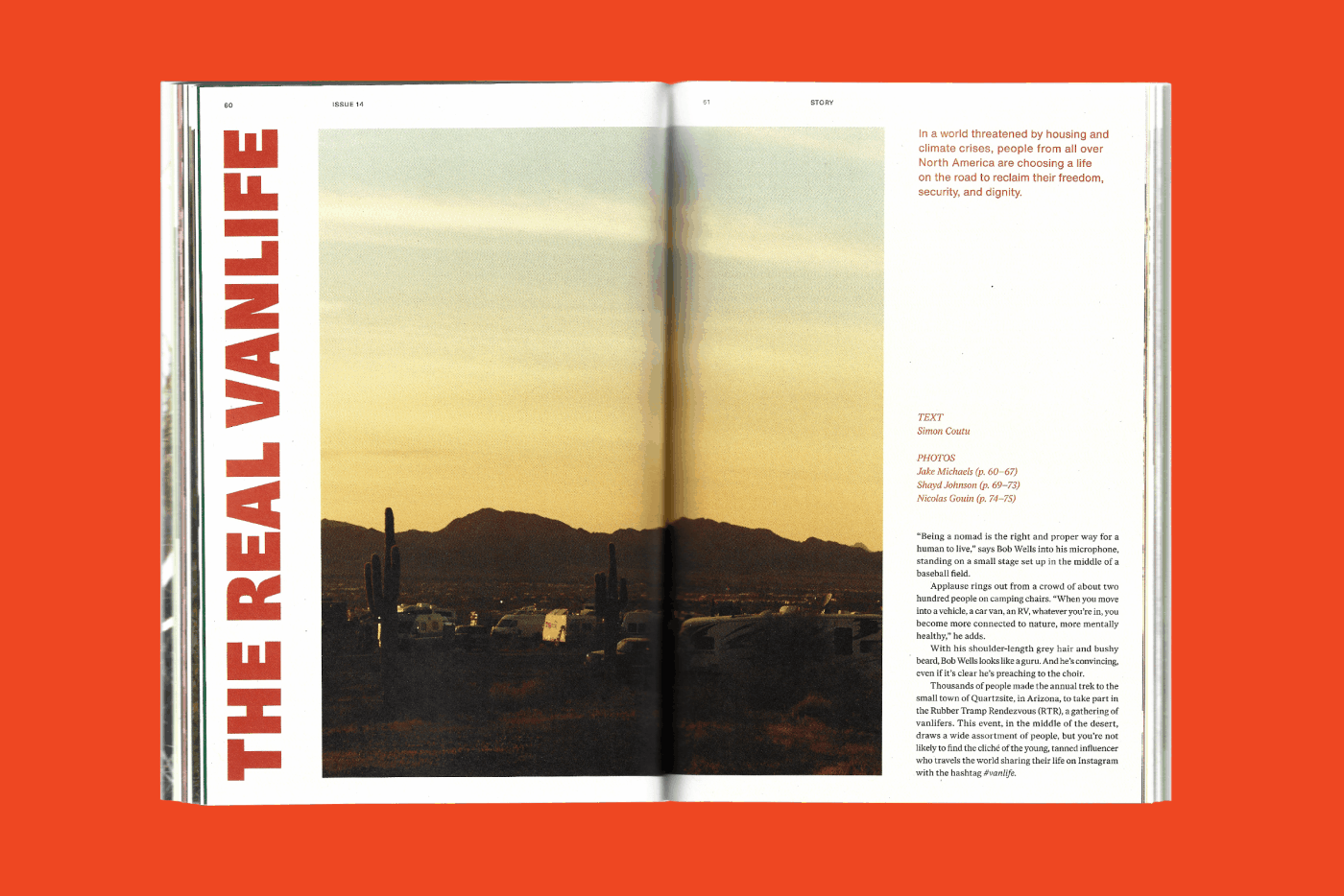 magazine Outdoor Nature Photography  editorial print typography   culture