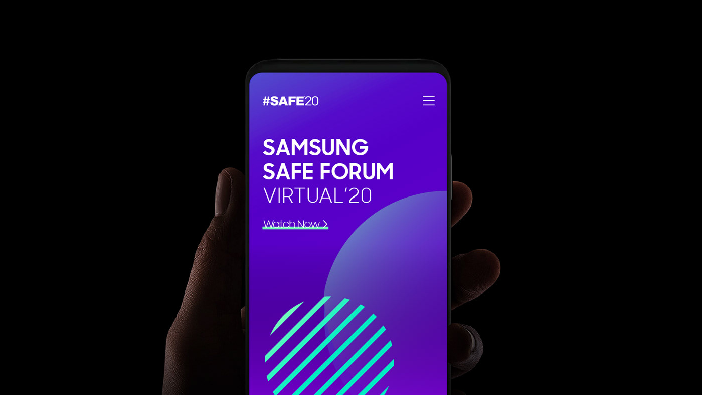 branding  digital Event forum online Samsung virtual