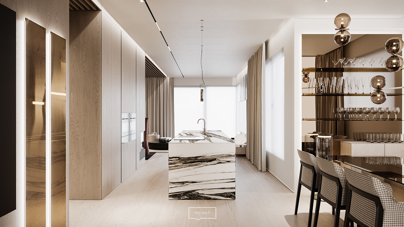 design hilight Interior living minimal minimalistic zahorodnii