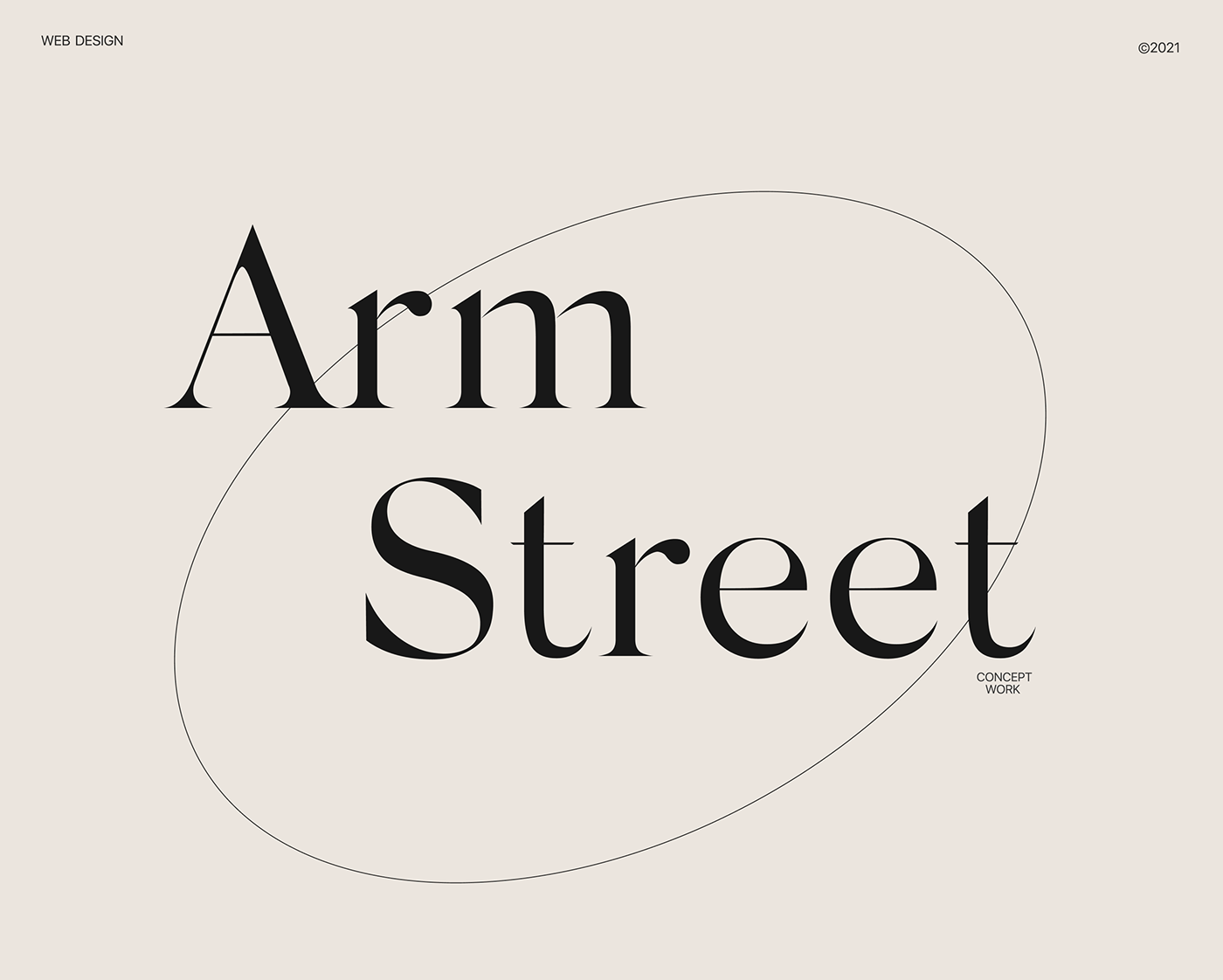 Armstreet concept Ecommerce online store redesign shop UI / UX Website