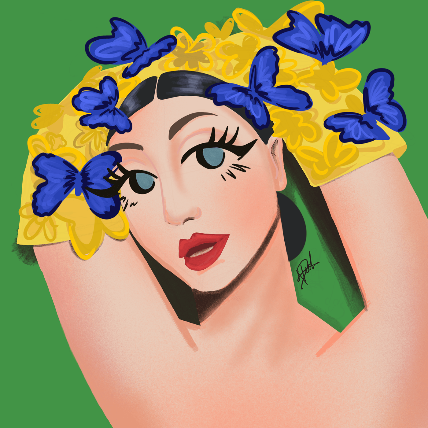 Katy Perry rock in rio ILLUSTRATION  Ilustração arte digital Digital Art 