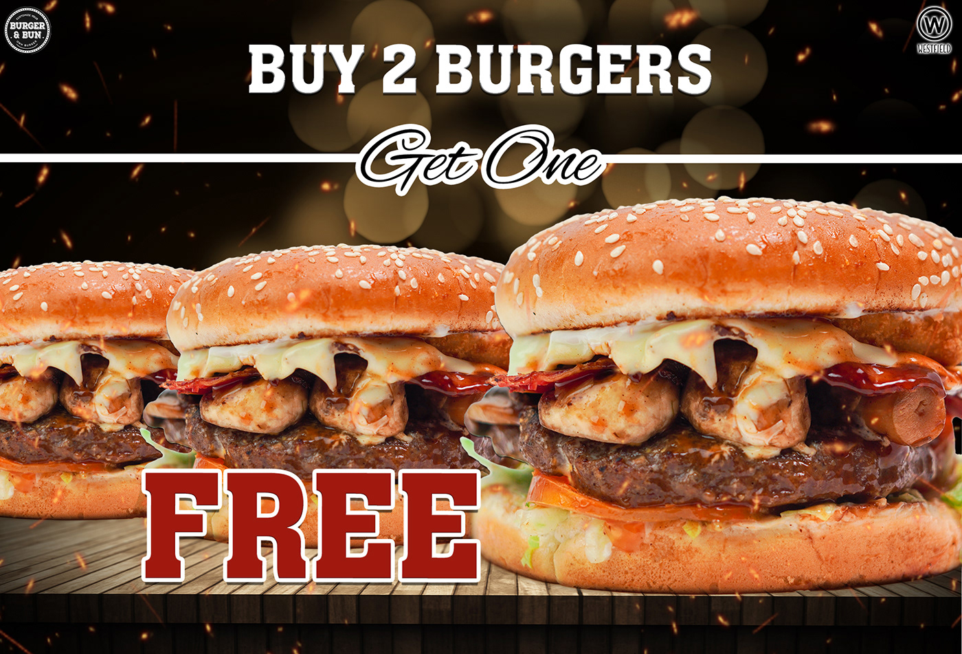 banner burger chicken Food  foodcourt fried grilled offer restaurant Westfield