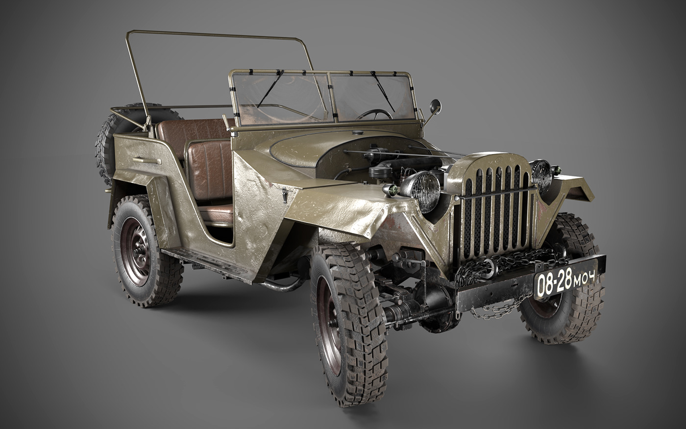 3D army automotive   HardSurface Military Military vehicle modeling Soviet ussr Vehicle