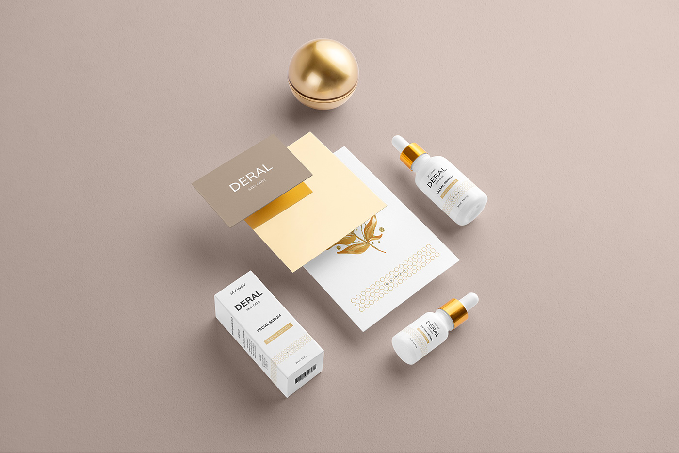 beauty Brand Design branding  Cosmetic identity Myway Packaging skincare