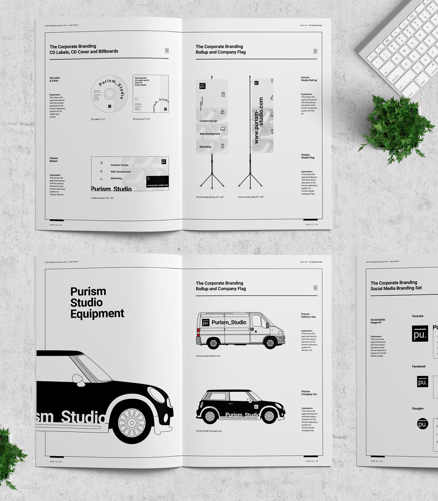 manual Guide brand corporate design guidelines company branding  logo creative