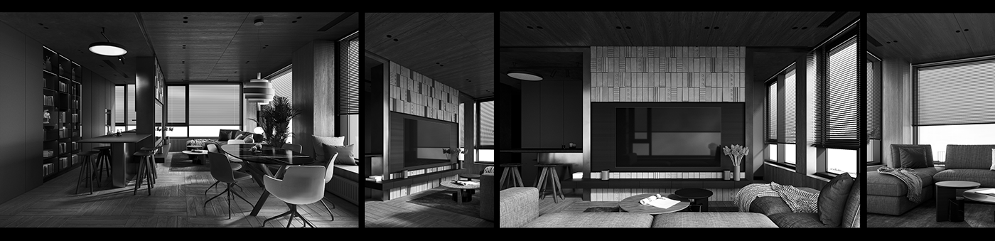apartment ukraine ukrainian design visualization Interior 3ds max egohouse architects unit city Unit House