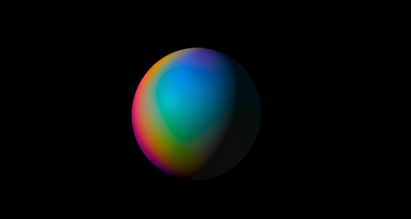 3D after effetcs animation  gradient motion planet slow sphere video