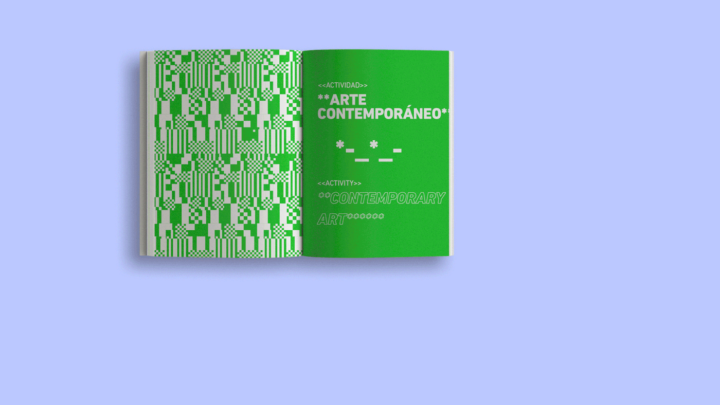 book catalog catalogo design diseño editorial electric glithc libro neon