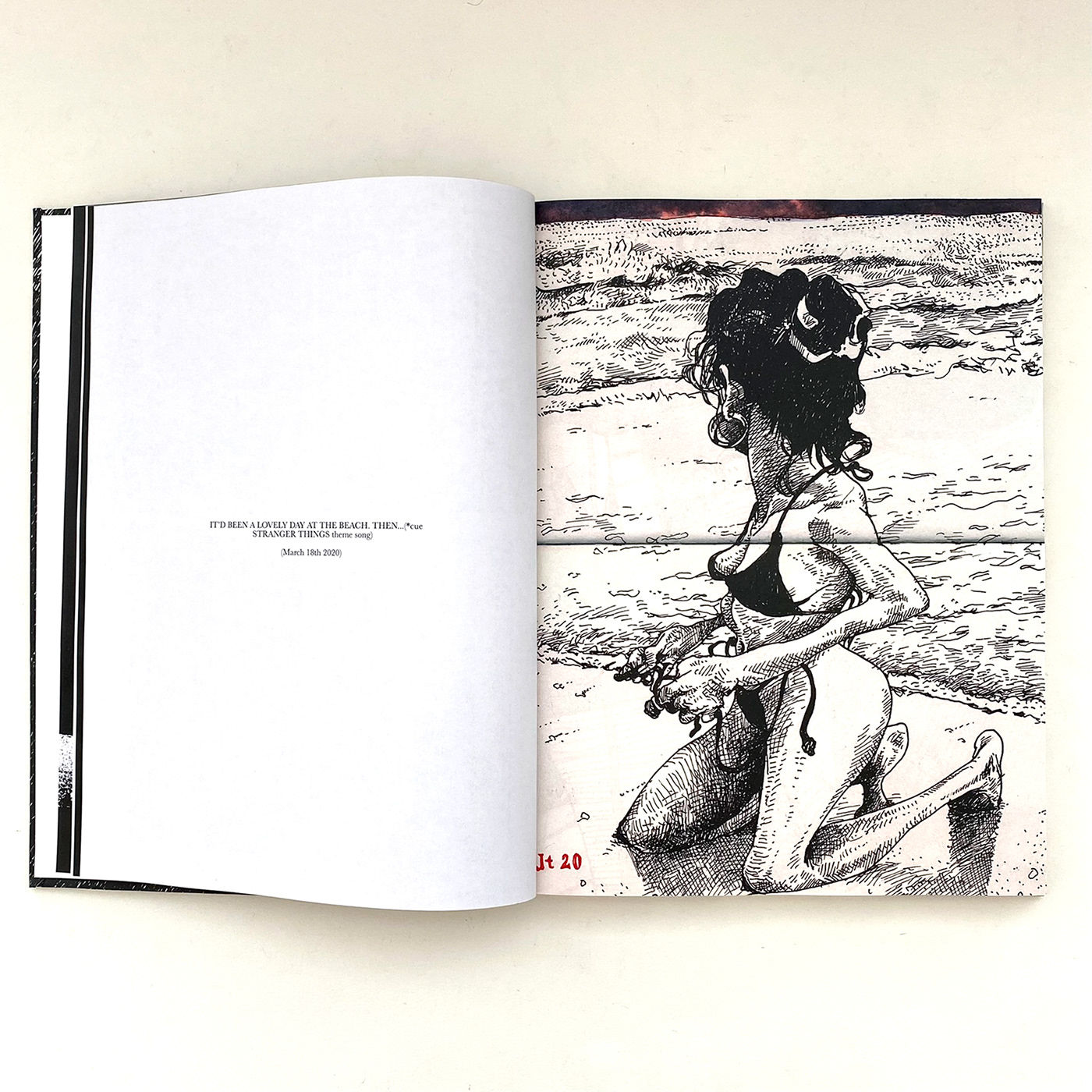 art book graphic design  ILLUSTRATION  individual artist essay pen and ink portrait publishing   sketchbook twingley