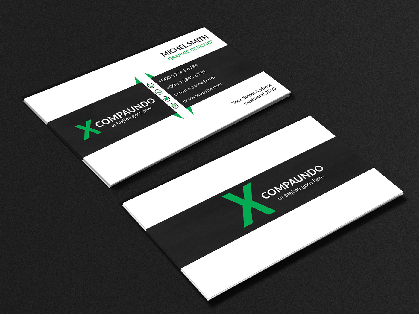 blue bundle business business card card design clean corporate creative cyan