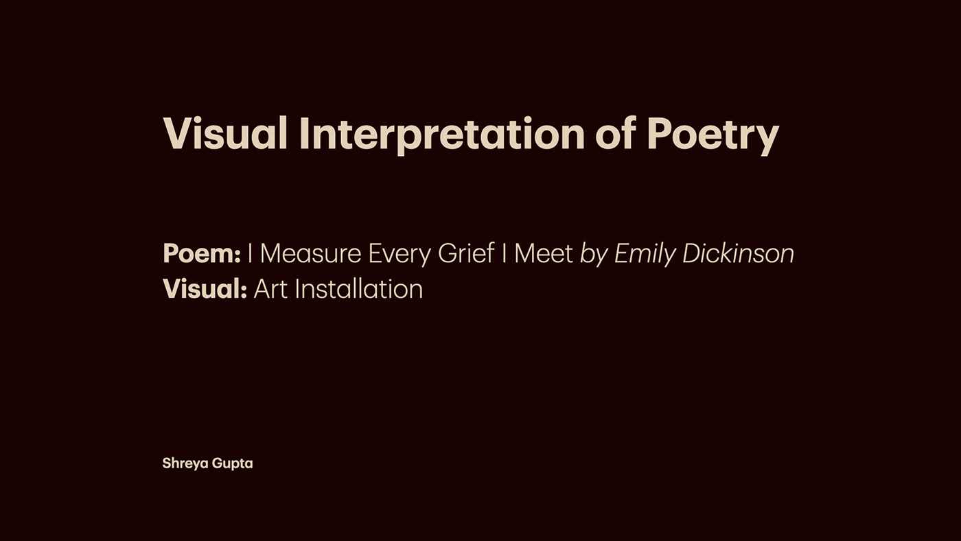 Art Installation interactive Poetry  design design thinking