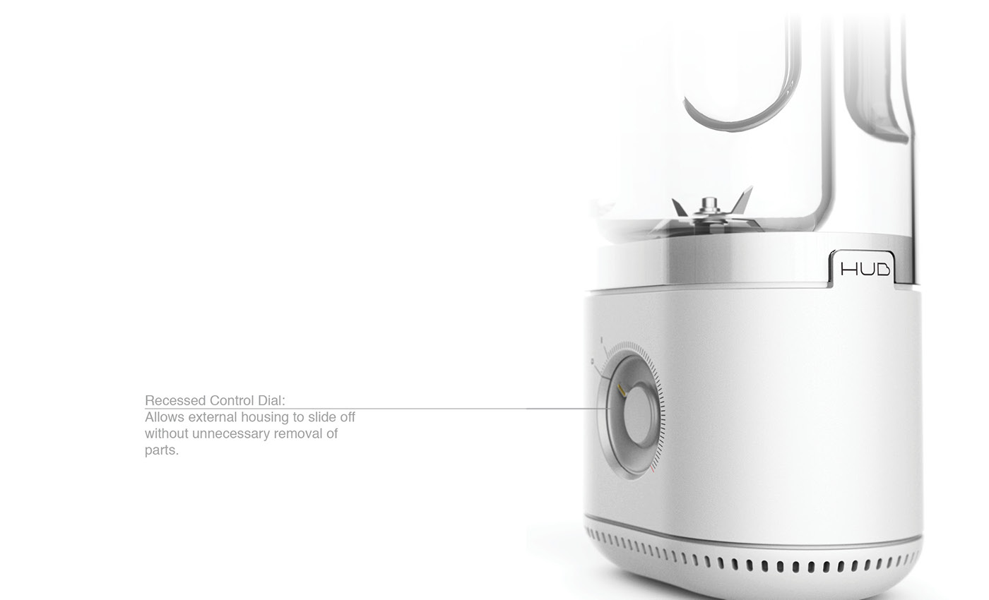 Hub kitchen appliance modular blender mixer kettle water Food  processor environmenta responsibility minimal clean simple