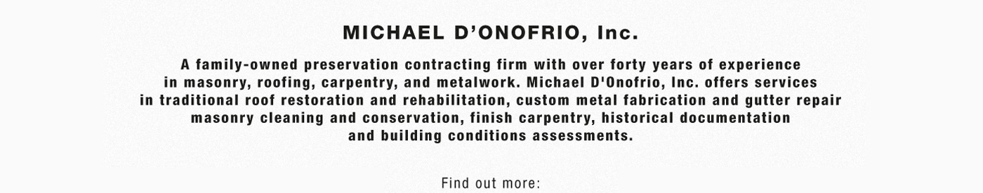 Historical Restoration Michael D'Onofrio Donofrio philadelphia Philly main line architecture