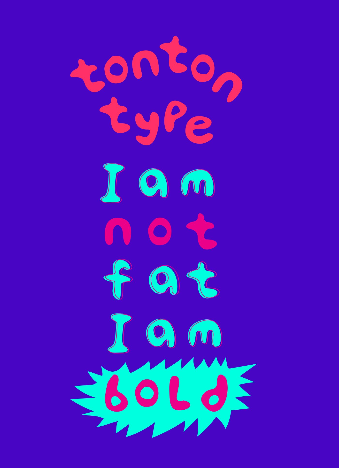 free type type Free font font typography   filizsahin filiz Tonton tontontype tonton font