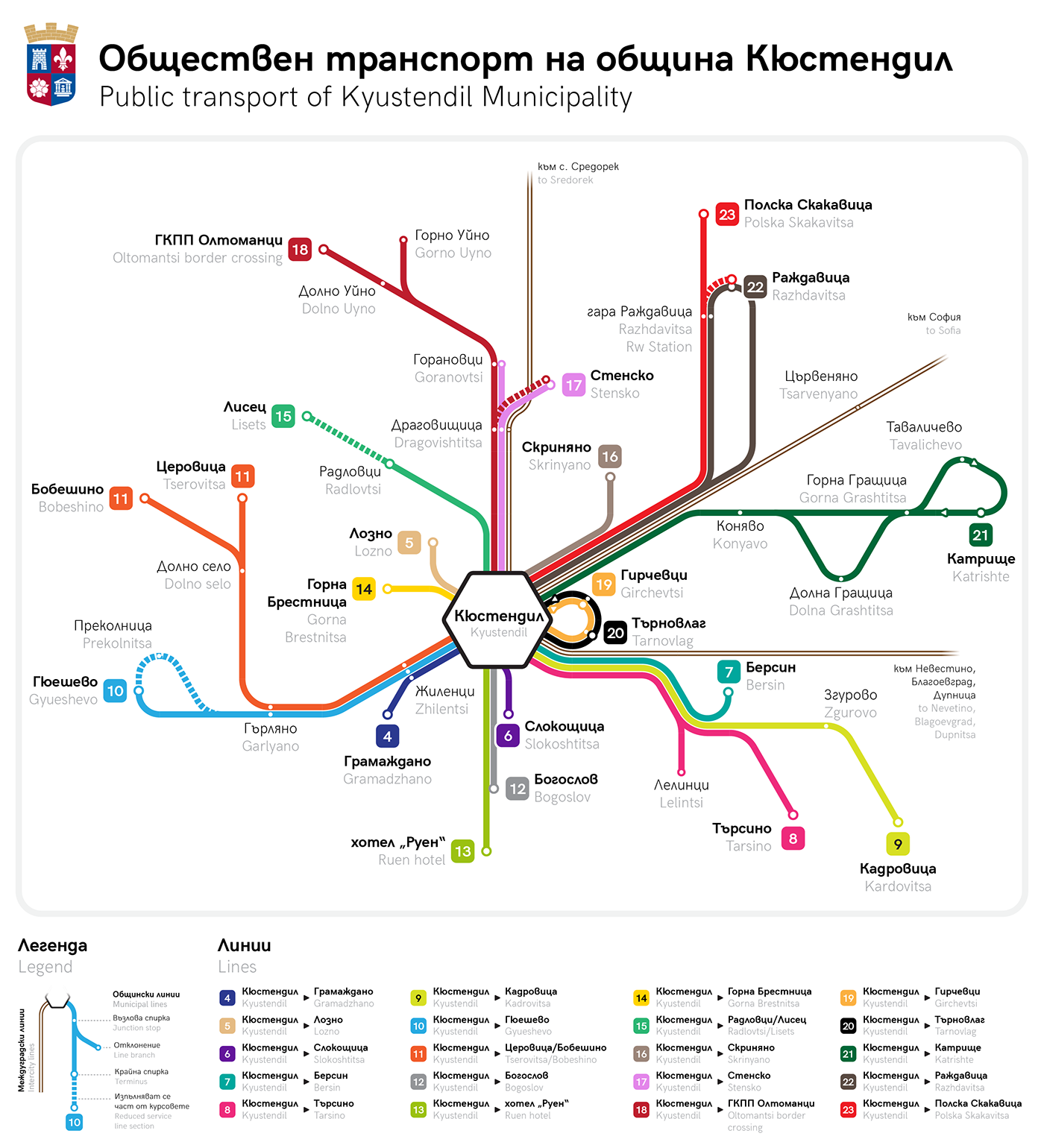 bulgaria map navigation public transport Transit