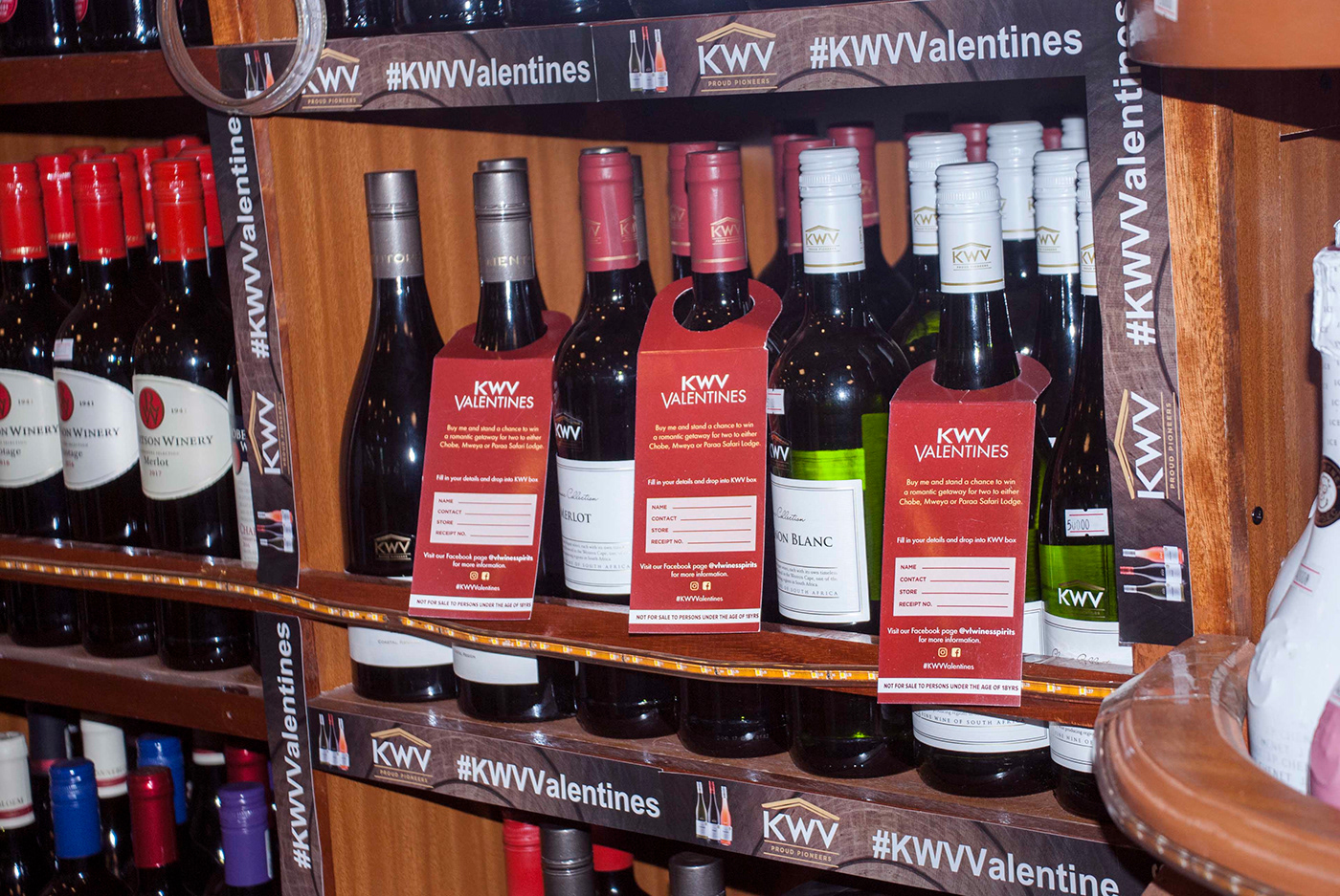 KWV wine Uganda game south africa Valentine's Day social media campaign