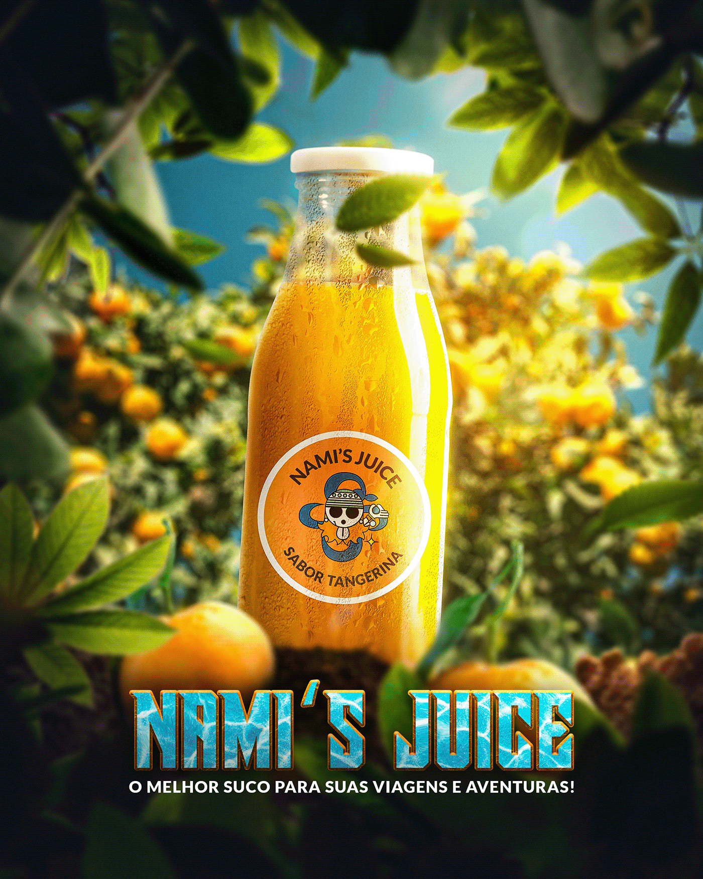 Fruit juice orange Nami one piece Photo Manipulation  Image Editing manipulation photomanipulation