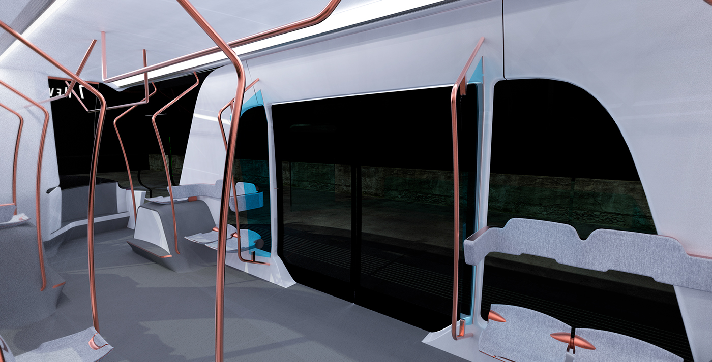 car concept electric bus Transportation Design design model city bus kamaz industrial design 
