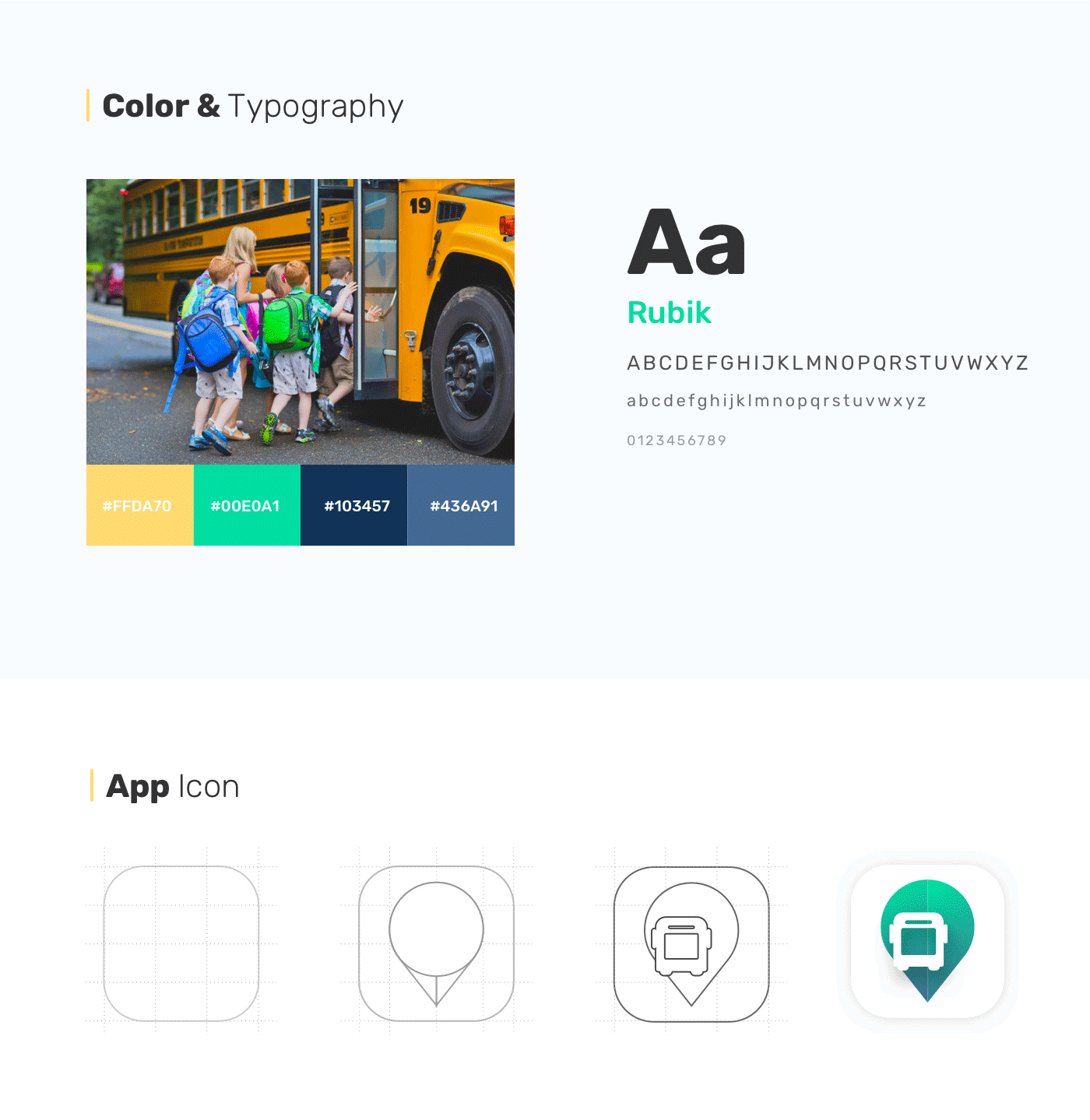 app children safety dashboard design ios location map Mobile notifications School Bus tracker ui ux Aleart