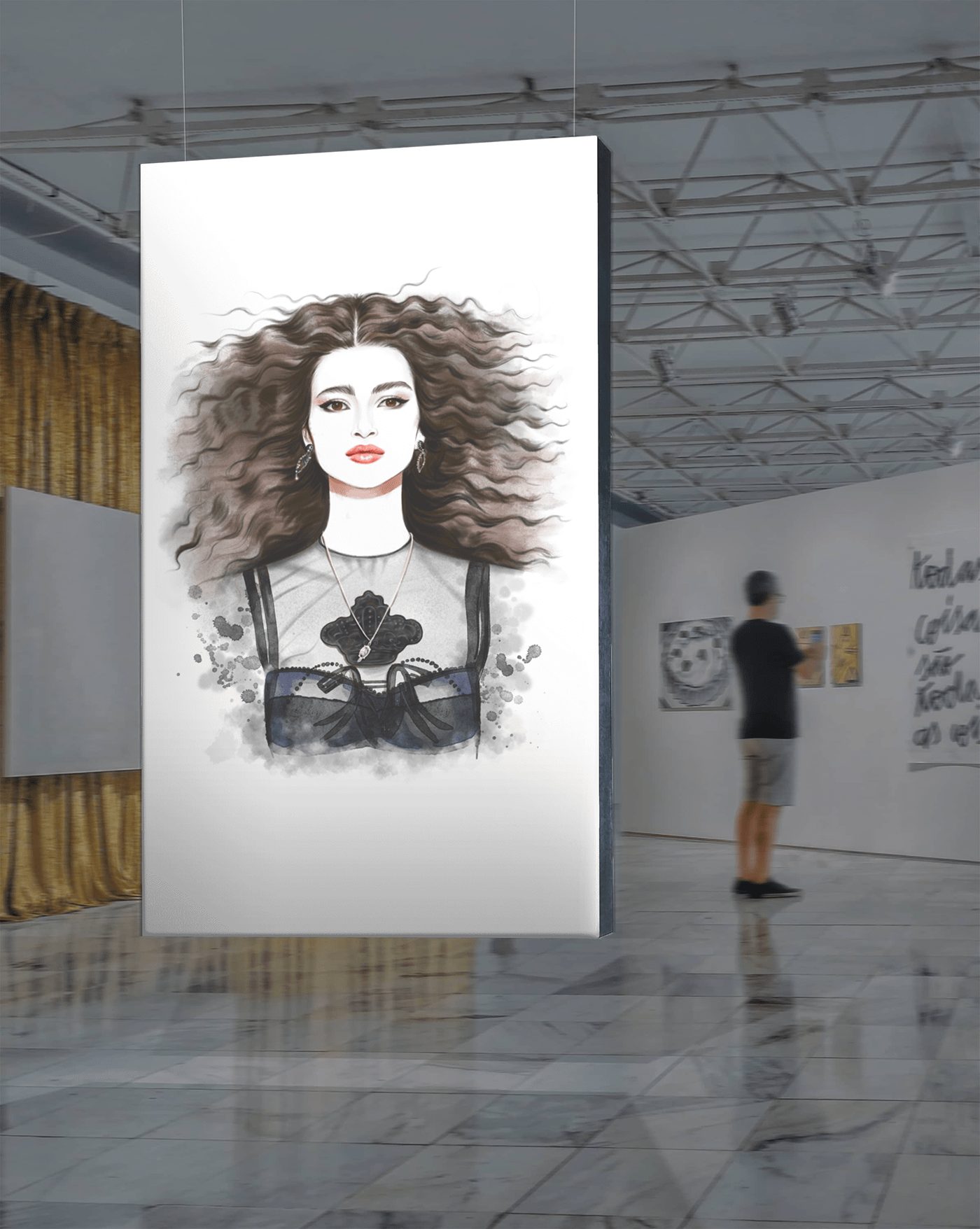 artist ILLUSTRATION  fashion magazine Dolce and Gabbana Digital Art 