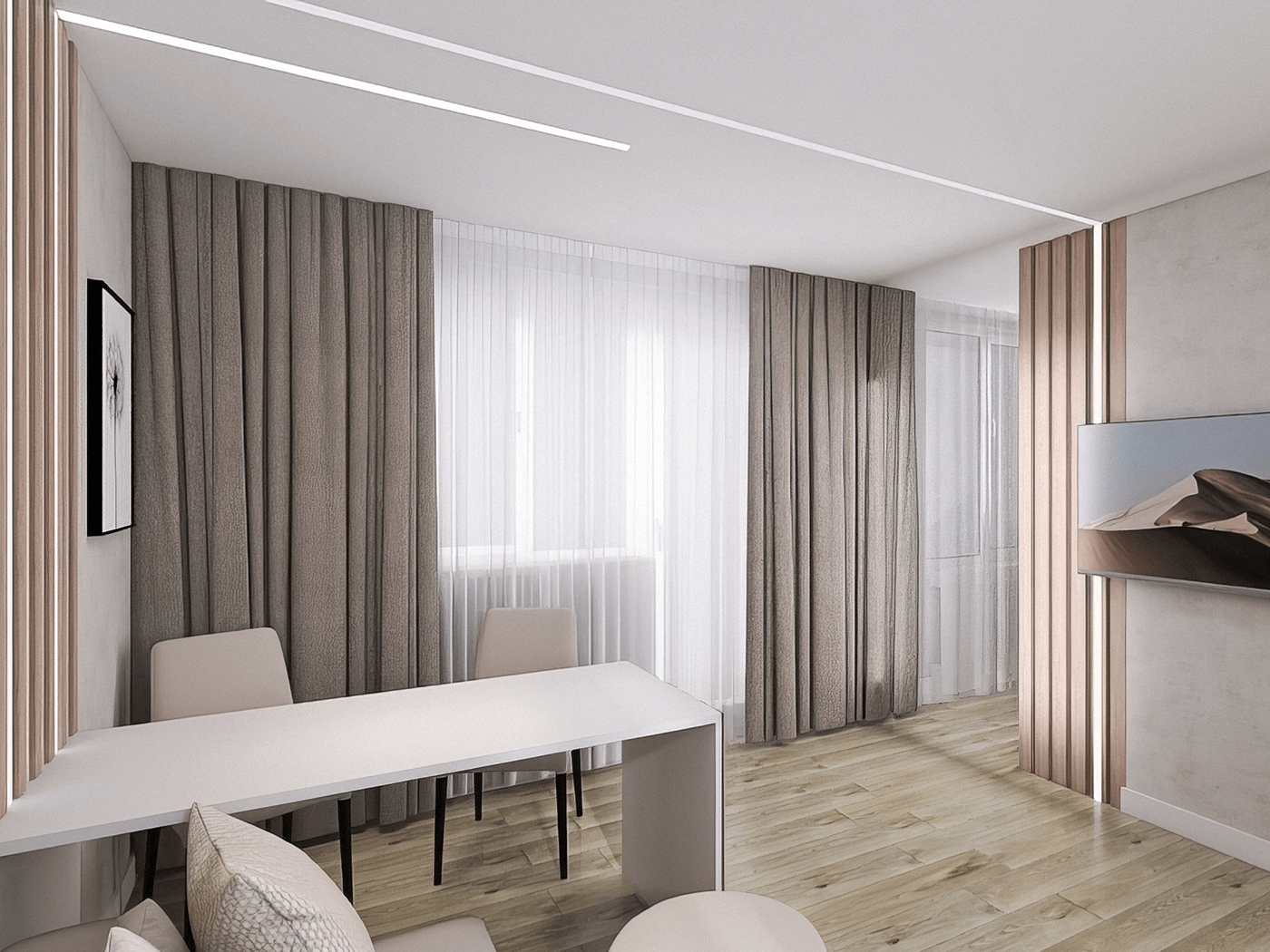 дизайн интерьер дизайн интерьера Визуализация интерьера interior design  architecture Render visualization 3D квартира