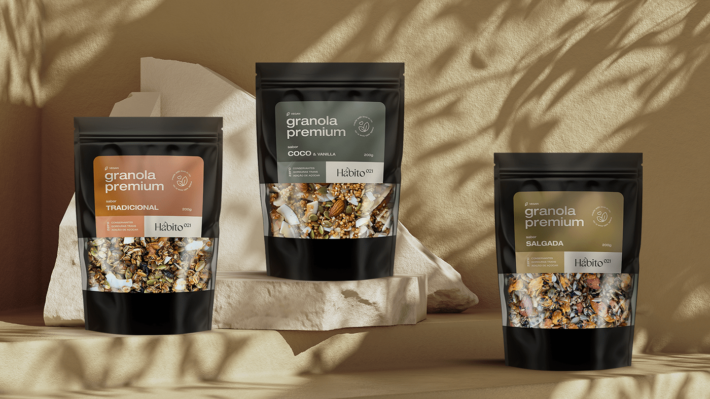 brand brand identity embalagem granola logo Logotipo marca MATHEUS FERREIRA package Packaging