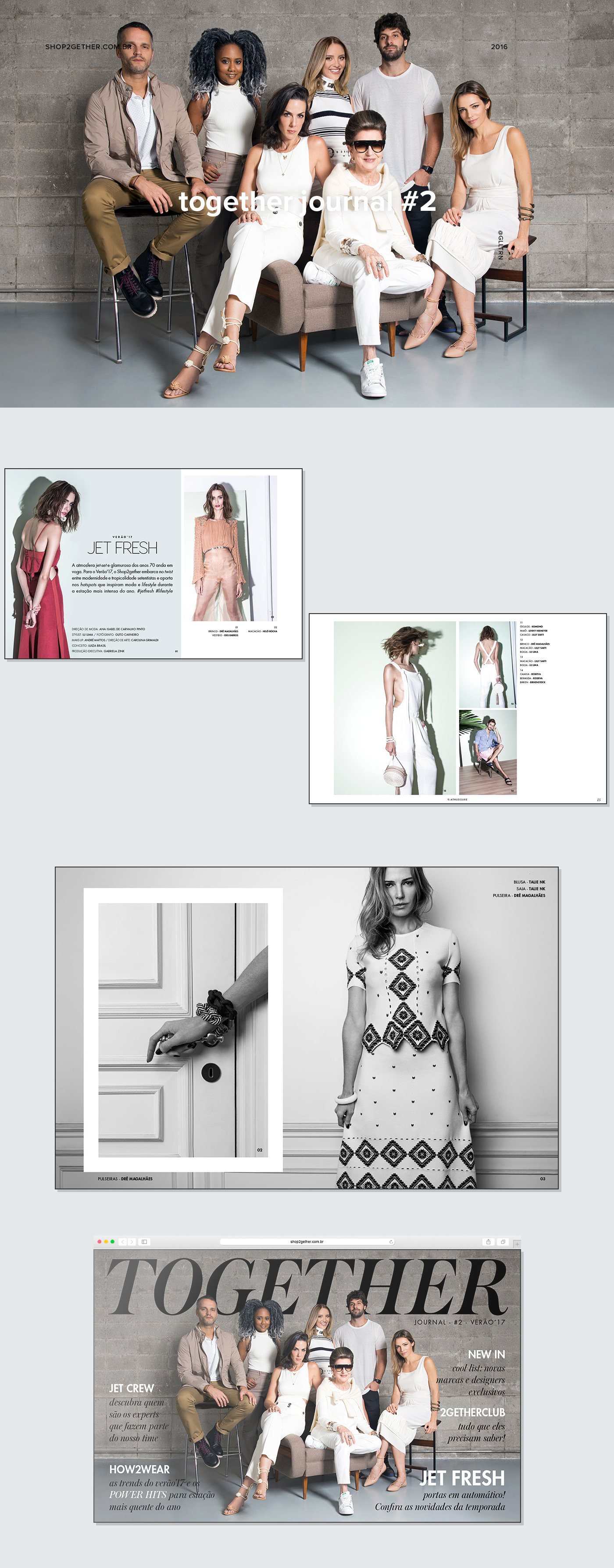 Adobe Portfolio journal mag online offline editorial art direction  Ecommerce Fashion  moda print