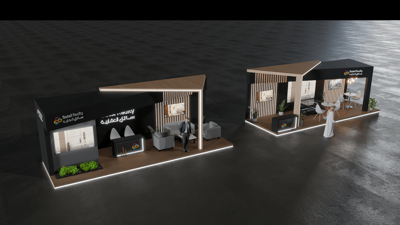 booth design Exhibition Design  Stand booth 3D blender Event Design