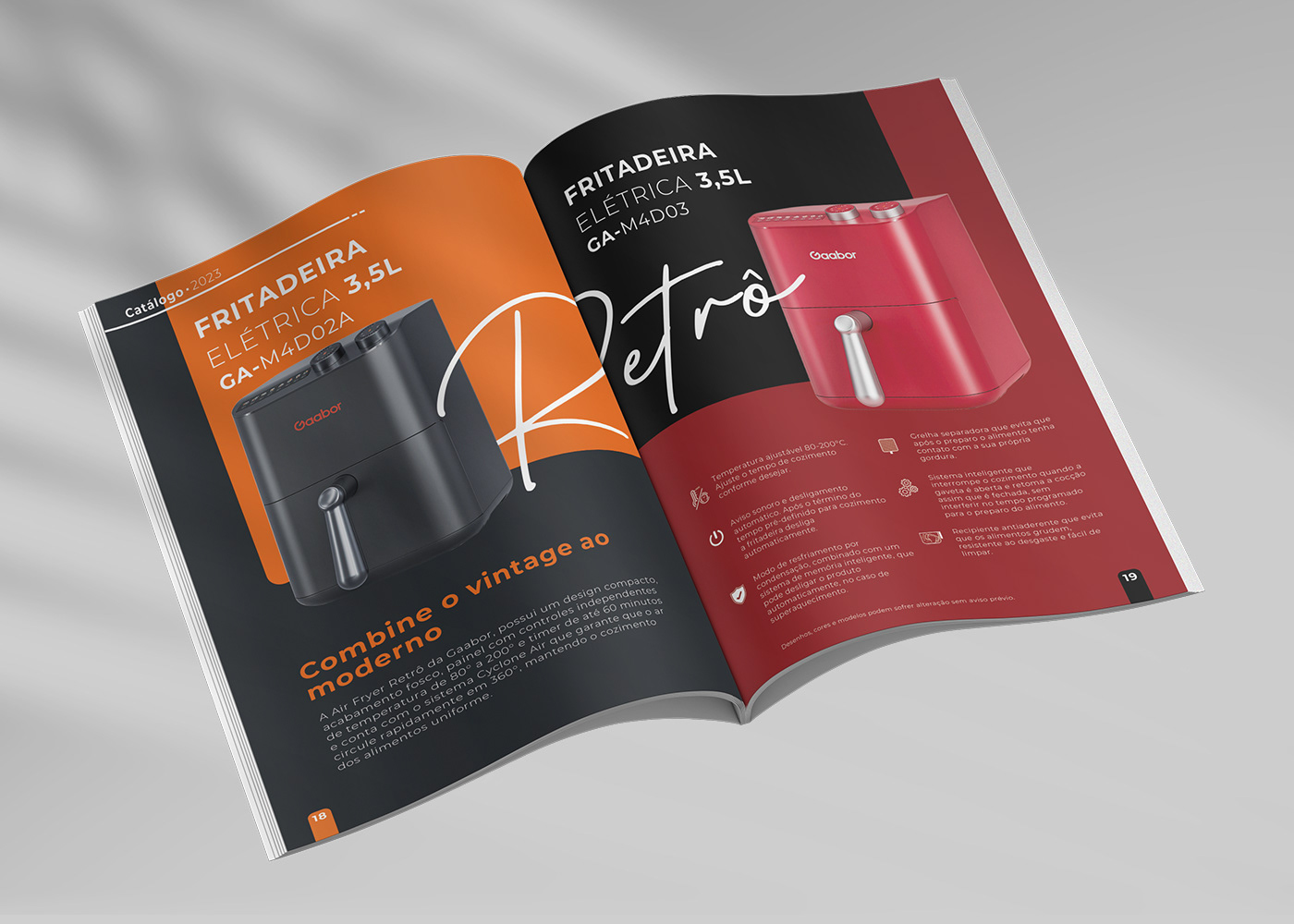 catálogo de produtos catalogo digital Catálogos design gráfico diagramação editorial editorial design  eletrodomésticos magazine revista