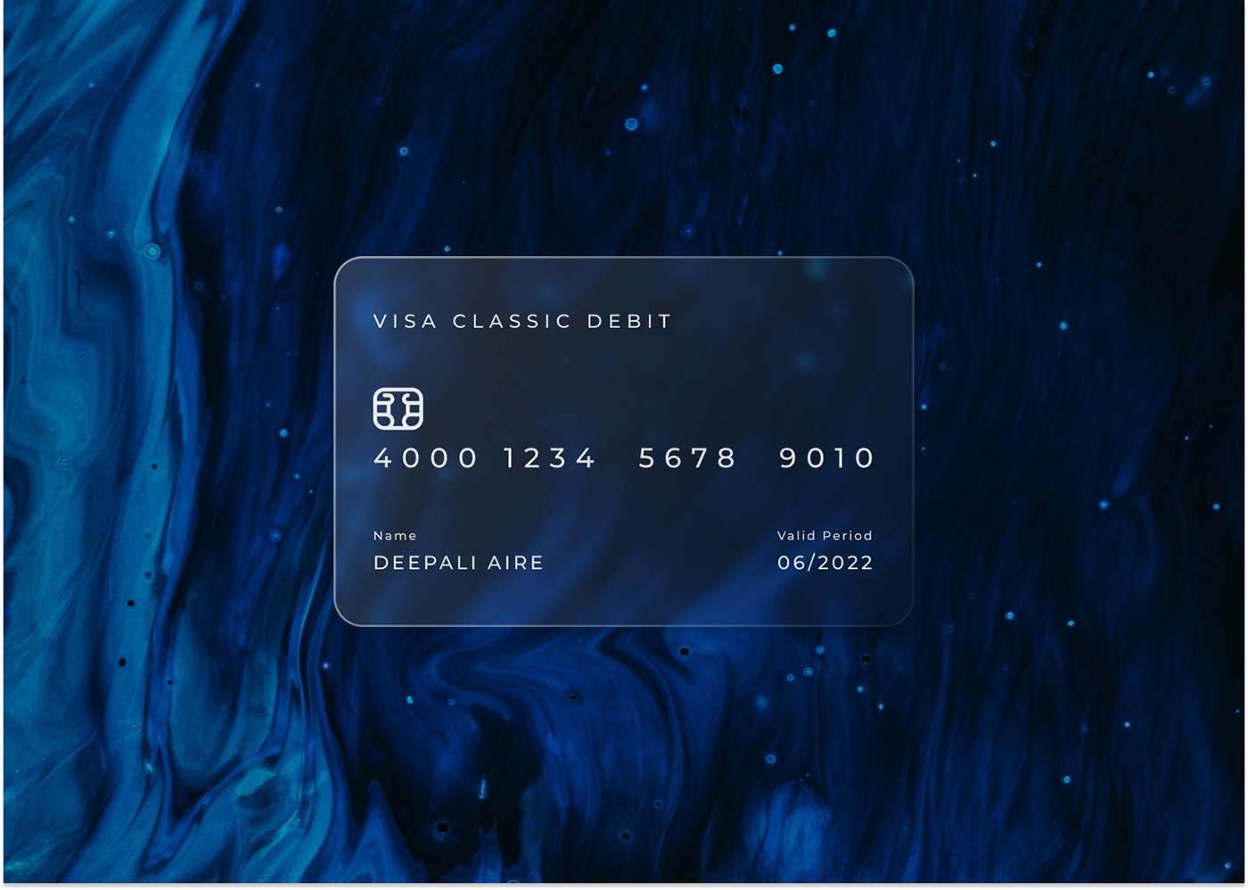 Debit card design Figma Glass Morphism Glass Morphism Design Master UI/UX Visa visa card