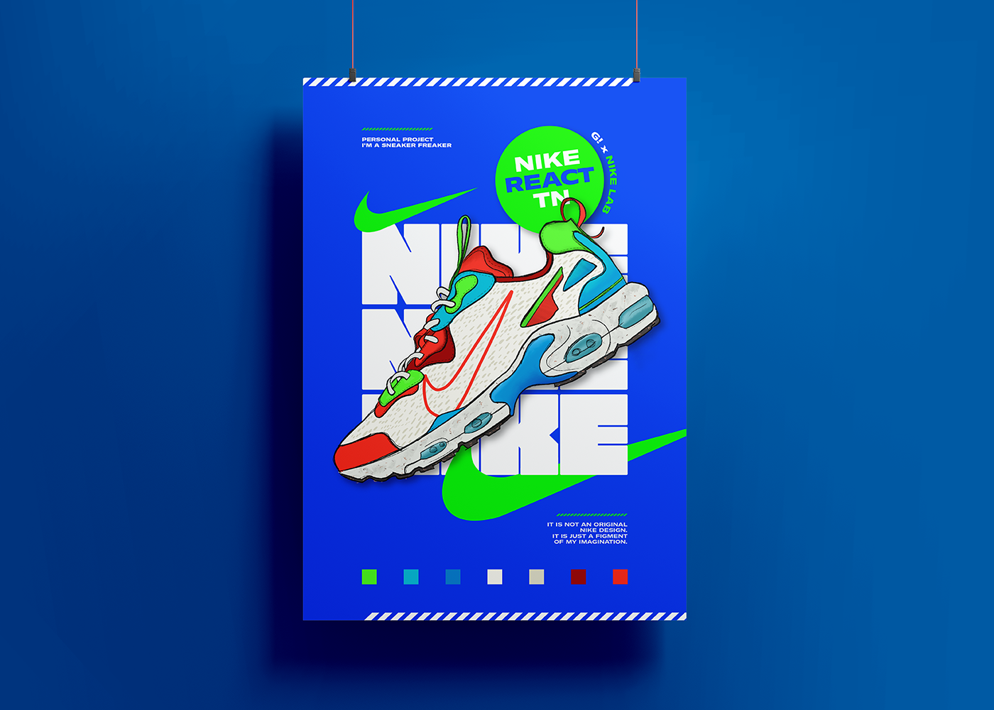 art direction  brand identity design poster sneakers typography   visual