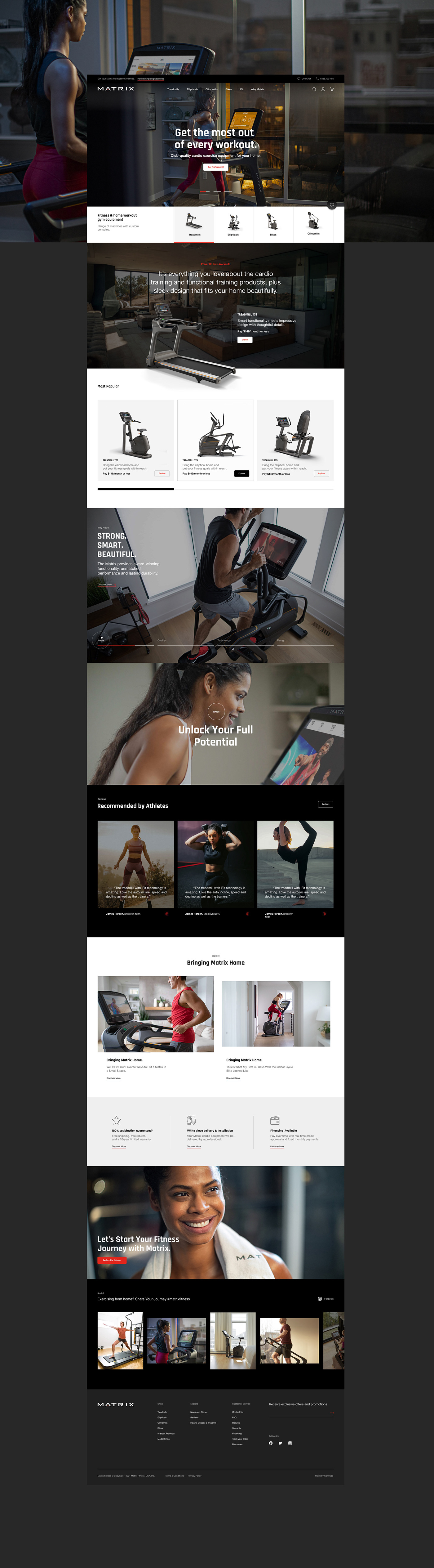 clean e-commerce fitness gym Shopify