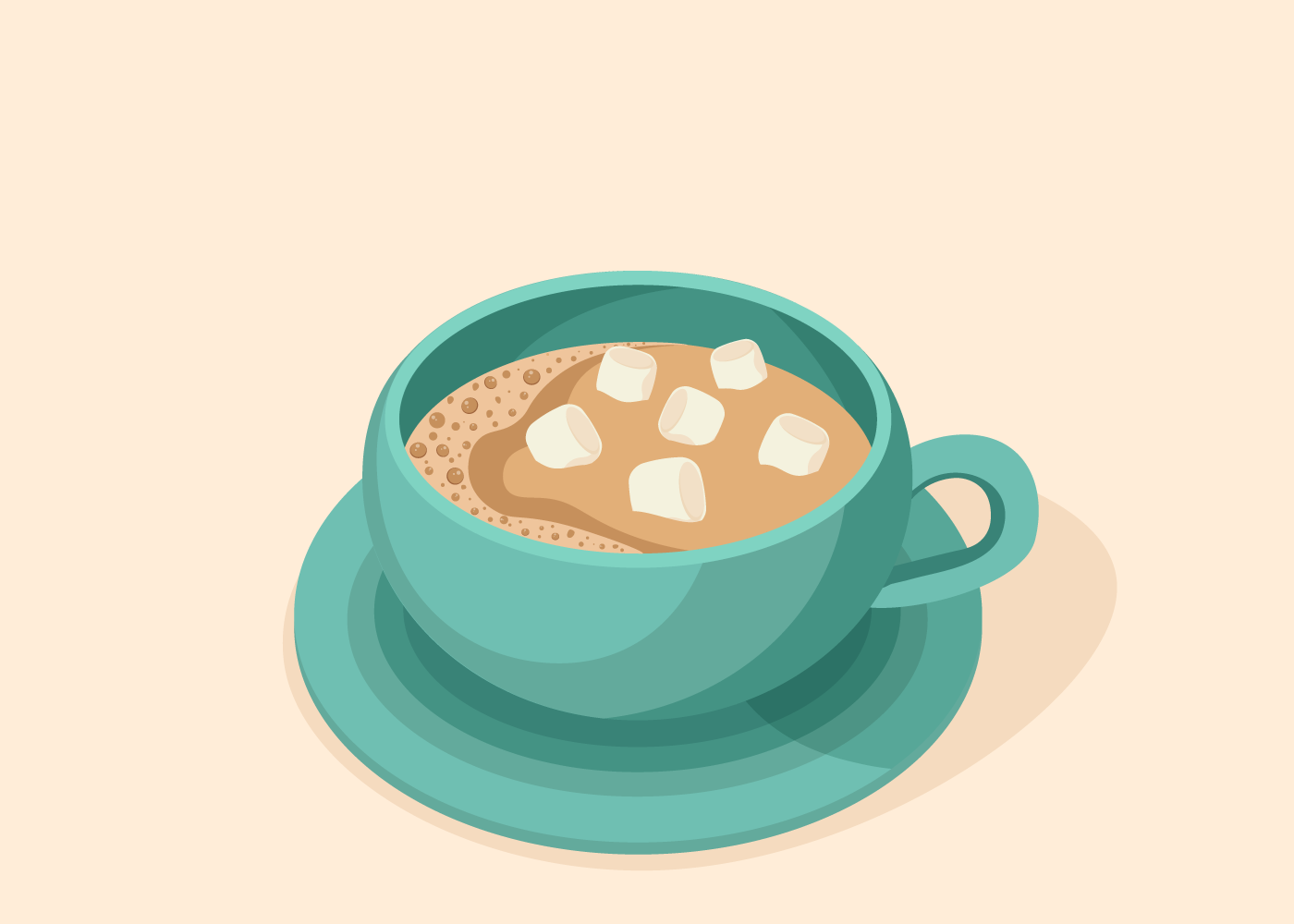 design vector ILLUSTRATION  Coffee cup adobe illustrator