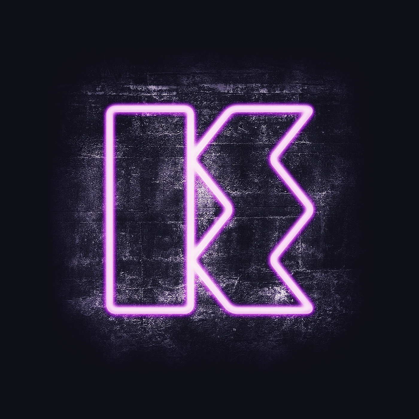 stationary business card logo kelvin kottke neon Razor button minimal geometric diagonal identity