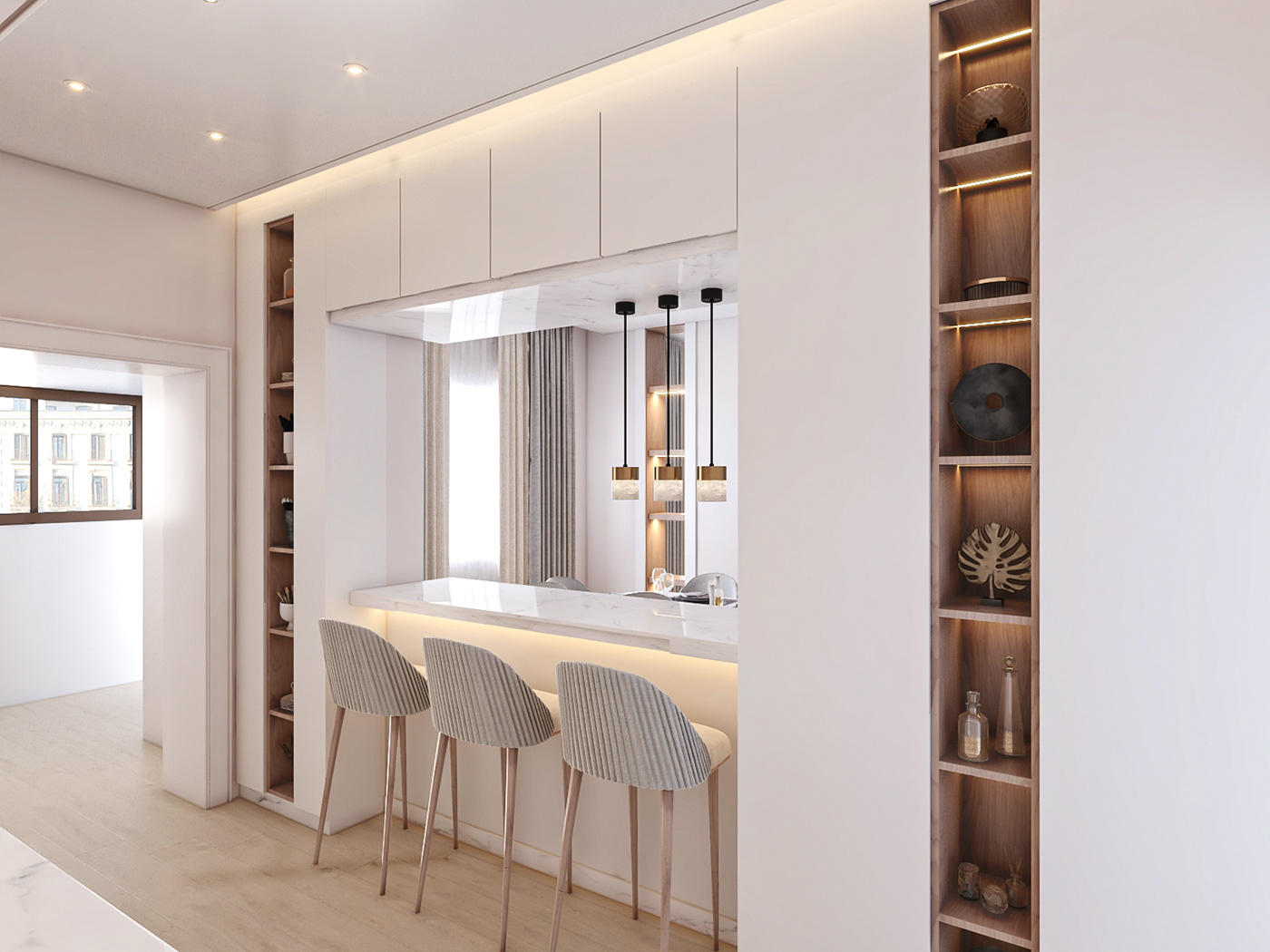 indoor 3ds max Render visualization interior design  architecture modern
