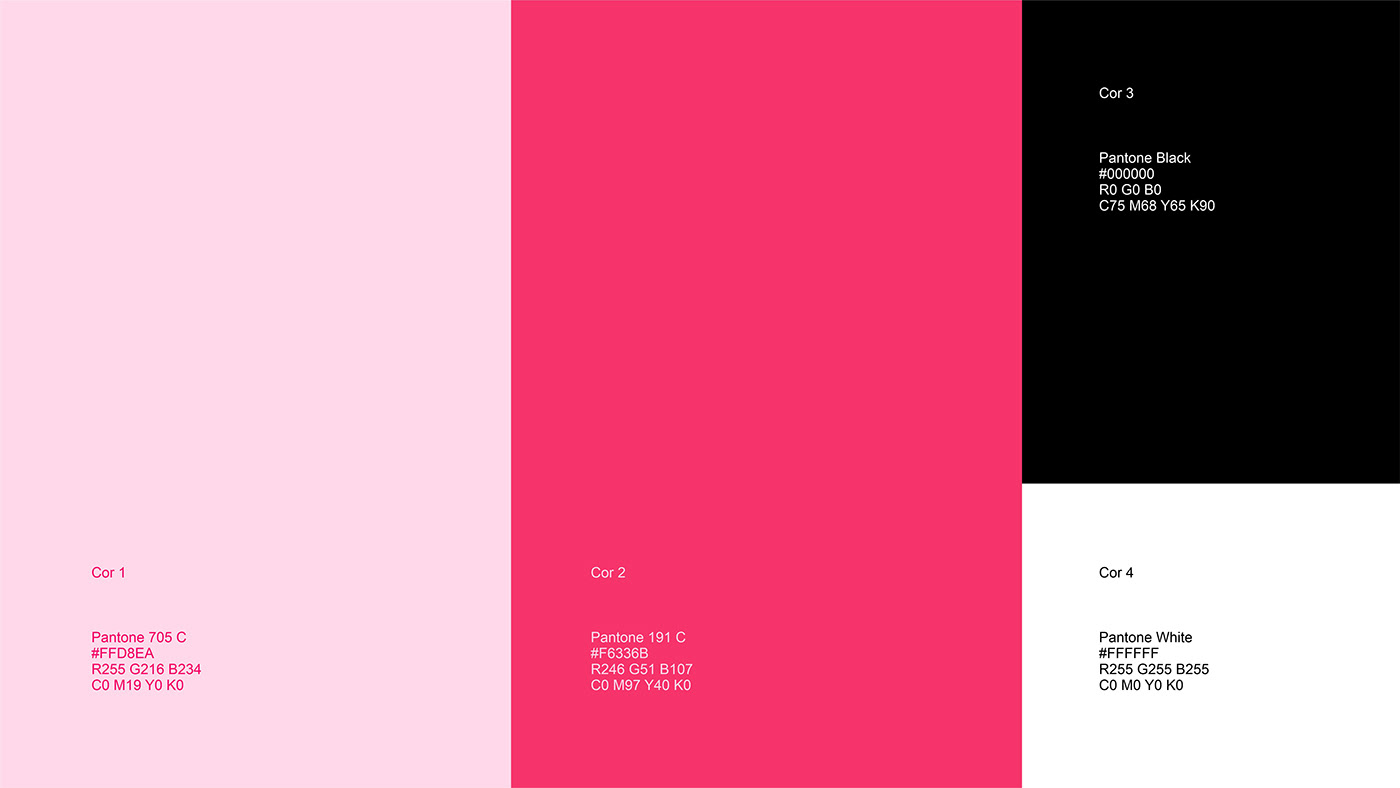 brand identidade visual logo moda mulher pink rosa shop vestuario visual identity