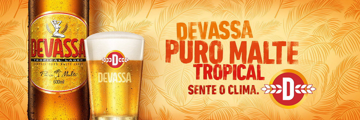 art direction beer Brazil summer Devassa Tropical Cerveja cerveza art direction 