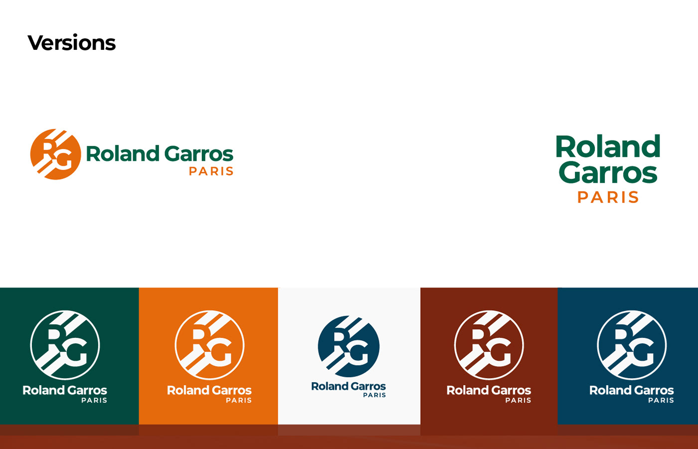rebranding tennis RESTYLING Roland Garros logo brand