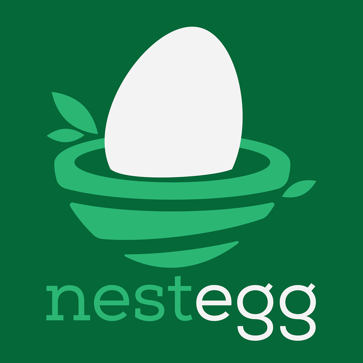 branding  finance logo money Nest Egg savings