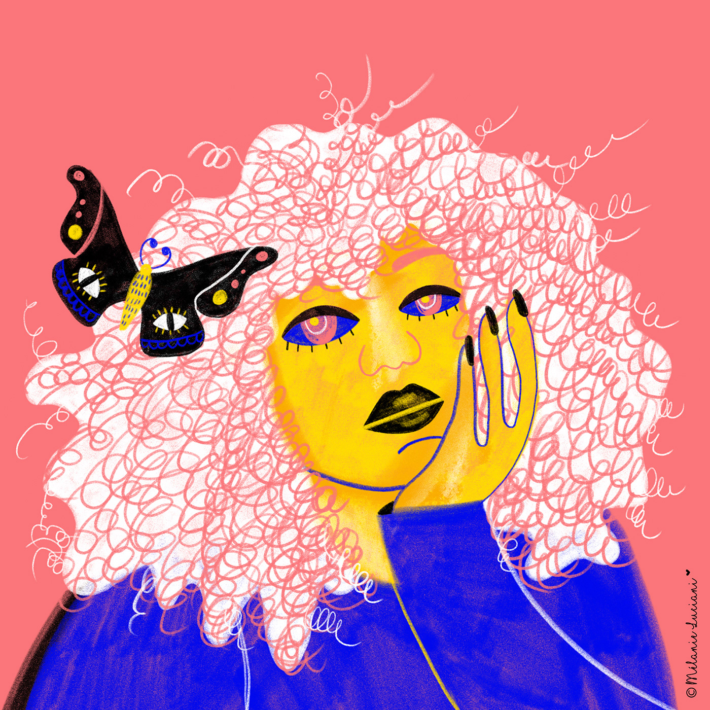 faces facetober femme portrait ILLUSTRATION  Illustrator illustratrice portrait