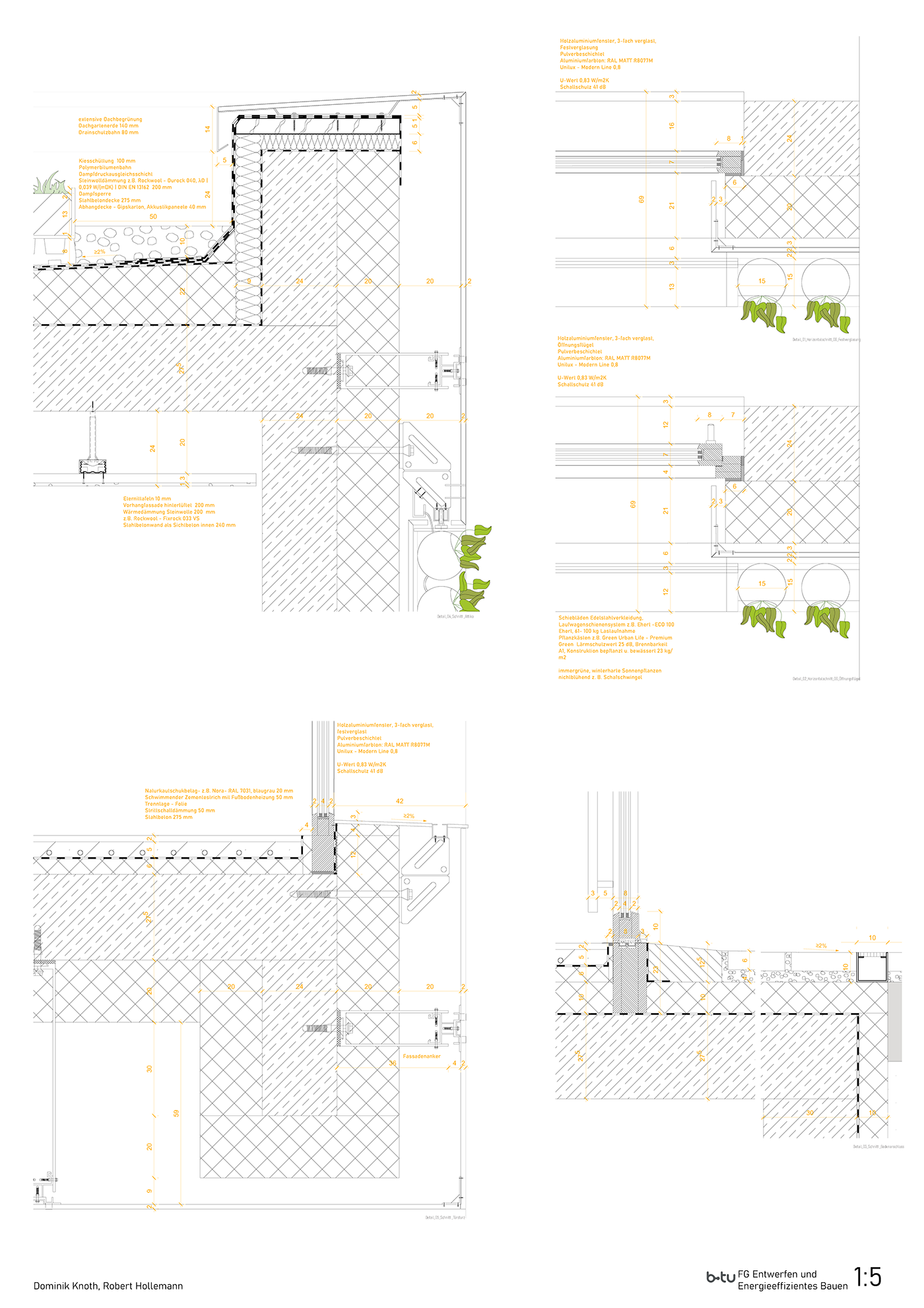 ArchiCAD architecture Baukonstruktion facade green lumion Office visualization