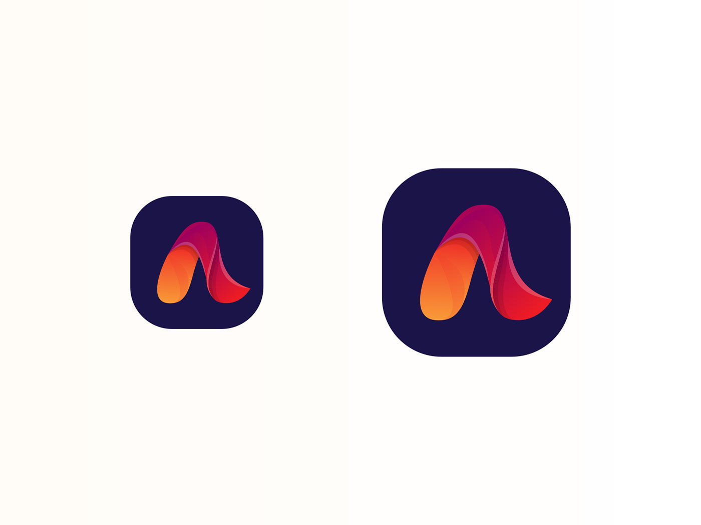 A logo a letter letter logo logo design branding  Icon graphic symbol Tech logo